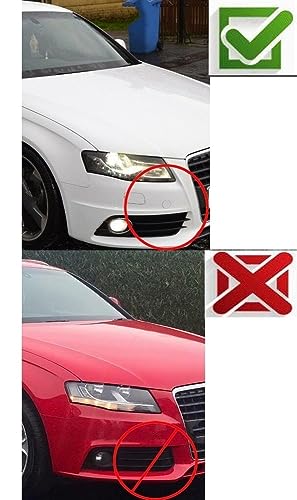 Grille de phare antibrouillard pour Audi A4 B8 Sline S4 2009-2012 calandre basse chrome