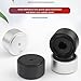 HiFi Speaker Spike Pads, 4 pcs Aluminum 0.8in*0.4in Speaker Isolation Feet, Audio Shock Absorber, Hi-end Stand Feet Turntable Isolators with Non-Slip Rubber for Amplifier DAC Subwoofer Recorder CD