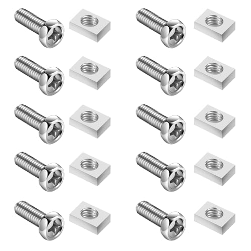 Schrauben Muttern für Batterie für Motorrad Roller Motorradbatterie Schraube mit Vierkantmutter motorrad batterie schrauben und muttern ersatz schraube motorrad atv scooter