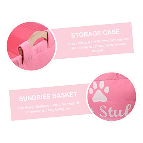 NUOBESTY Caixa De Armazenamento De Pano Para Animais De Estimação Caixas De Armazenamento Para Roupa