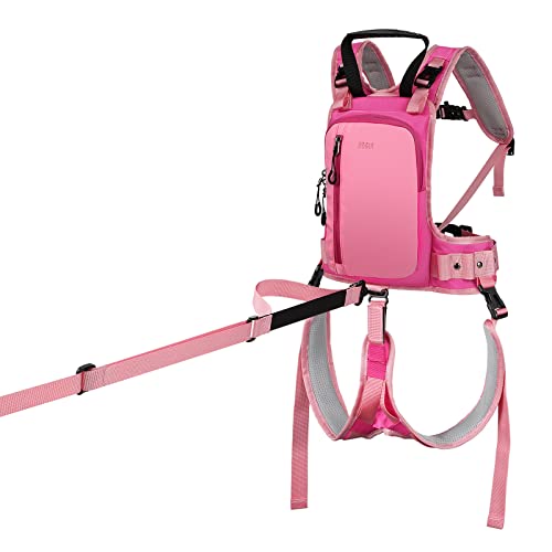 QOGIR Ski Harness for Kids: Learn to Ski Safely and Teach Your Child The Speed Control of Skiing and Snowboarding, Snowboard Trainer with Mini Backpack and Adjustable Seat Harness by QOGIR - Image 2