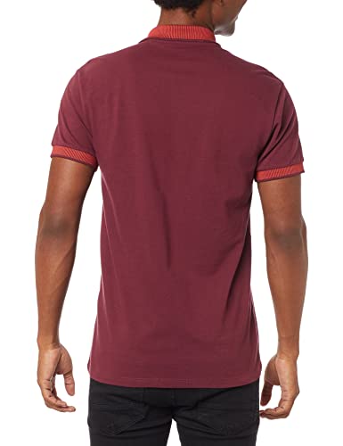 Polo detalhe listrado Masculino Colcci Bordo Tannat M