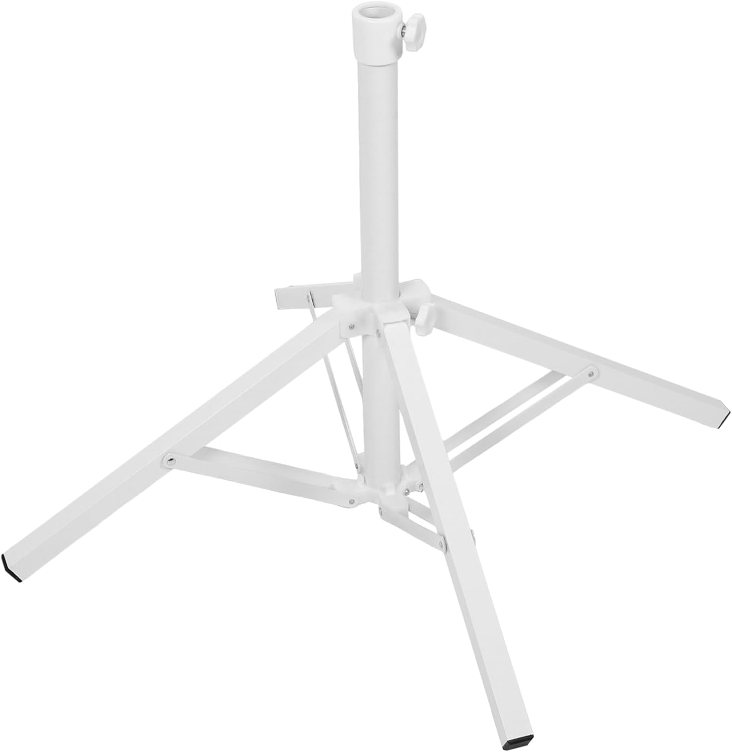 Abaodam Portable Umbrella Base Stand Sturdy Outdoor Umbrella Holder Stable Legged Design for Beach Patio and Garden Use Lightweight Metal Construction for Wind Resistance