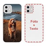Ya en manzanajugosa.com: MXCUSTOM Funda Personalizada para Apple iPhone 12 Mini, Carcasa Personalizado Telefono movil Transparente Blando TPU con Foto Imagen Texto Disena (FXT-CR-P1)