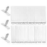 Picture Hanging Strip Heavy Duty, 36 Pairs 72 Pcs Damage Free Hanging Picture Hangers Strip Kit Hooks Without Nails Adhesive Poster Mounting for Frame