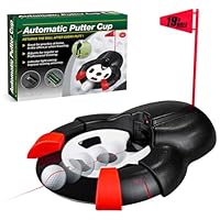 HPLSZCN Golf Automatic Putting Cup - Putting-Trainer Automatischer Putt Return mit Rotem Licht, Indoor Outdoor Yard Office Training Putter Praxis, Golf Geschenke für Männer