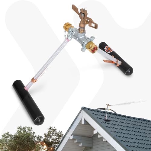 Wildfire Roof Defense System with Ember & Dust Control