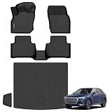 Aroppca All Weather Floor Mats Cargo Liner for 2026 Audi Q3