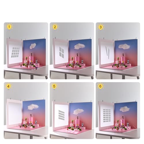 Kit soporte fondo 24x24 pulgadas con accesorios miniatura 4