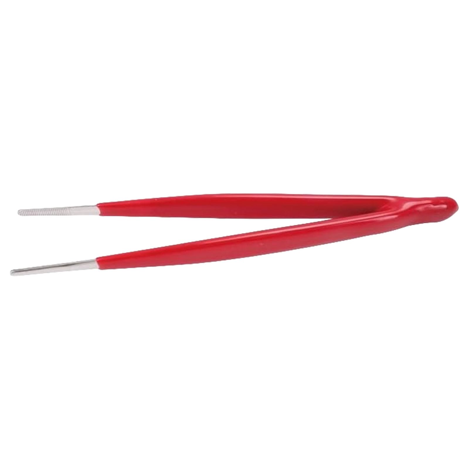 YHAILI Insulated Stainless Steel Tweezers Statics Grip Statics Workshop Tweezer for Electronics Repair and Lab Use