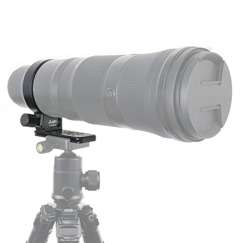 Anillo de montaje para trípode FOTGA para lente Nikon Nikkor Z 180-600 mm f/5.6-6.3 VR, con placa Arca Swiss integrada y orificios 1/4"-20 y 3/8"-16 miniatura 5