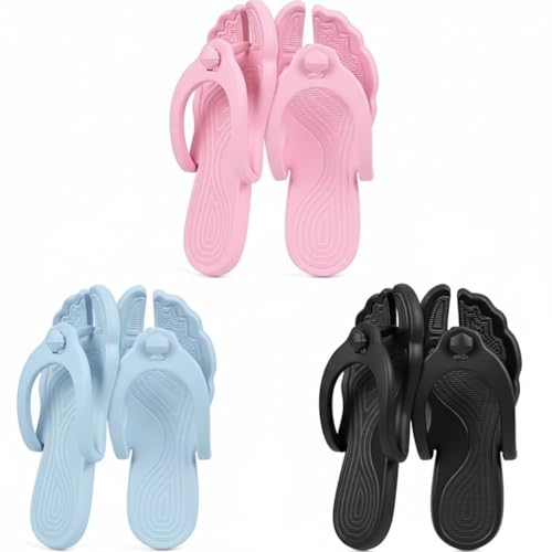 Rosoz Flip Flops for Women Men Travel Slippers Shower Shoes Sandals