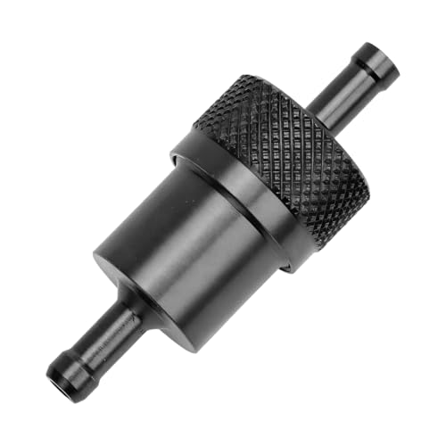 SWPHRT 1/4" Billet Car Inline Fuel Filter, Aluminum Alloy Vehicle
