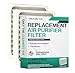 2 Hunter 30928 Air Purifier Filters, Fits Hunter Models 30057, 30059, 30067, 30078, 30079 & 30124, Designed & Engineered by Crucial Air