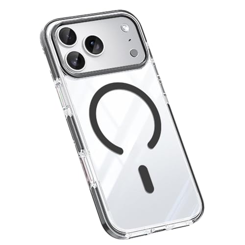 Etui iPhone 17 transparent premium finition contour noir ultra robuste