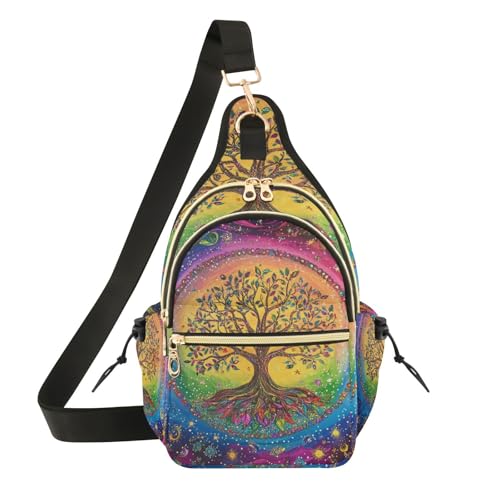 Sacs latéraux imperméables avec finitions soignées et motif Arbre de vie