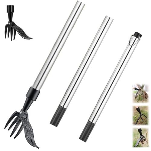 Estrattore di erbacce staccabile, nuovo estirpatore staccabile, con manico lungo, l'originale estrattore di erbacce, strumento per rimuovere erbacce, resistente, non si piega, erbaccia in piedi