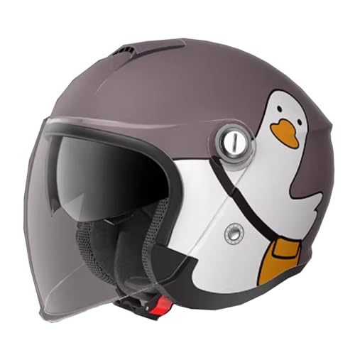 Casco de moto homologado ECE JATIBOSH retro para scooter y viaje