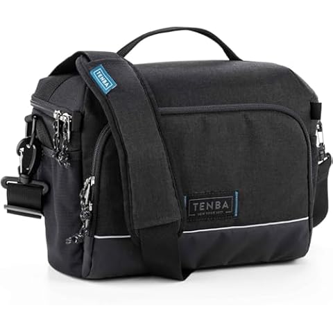 Tenba Skyline v2 Shoulder Bag 12 for Mirrorless and DSLR Cameras and Lenses - Black (637-784) Cover
