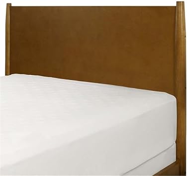 Allora Mid-Century Wood King Panel Platform Bed, Acorn Brown Finish, 45.75 H x 75.75 W x 85.25 D, Hardwood Frame and Headboard, Sturdy Construction, Modern Bedroom Furniture