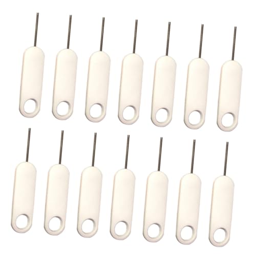 Zerodeko 20 Pezzi Espulsori Sim in Acciaio Resistente Aghi per Rimozione Schede Sim per Smartphone Strumenti Pratici Anti-deformazione e Sicuri per Uso Quotidiano