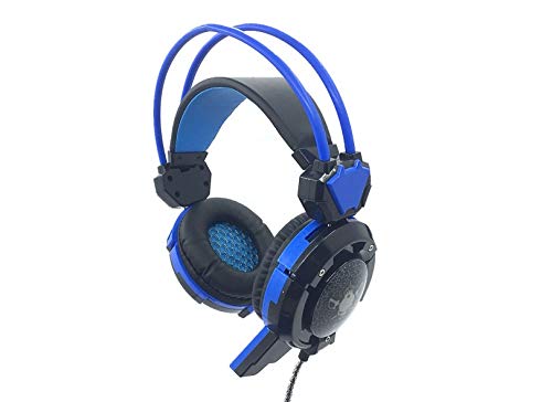 INFOKIT GH-X30 HEADFONE GAME COM MICROFONE LUZ LED COLORIDO CABO REFORCADA AZUL