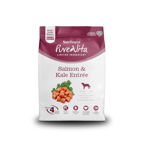 NutriSource Pure Vita Salmon & Kale Dog Food 4LB