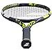 Babolat Pure Aero Tennis Racquet - Strung with 16g Black Syn Gut at Mid-Range Tension (4 1/4