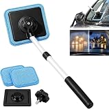 Dual Magnetic Car Windshield Cleaner, Double Sided Magnetic Window Cleaner Streak-Free Cleaning...