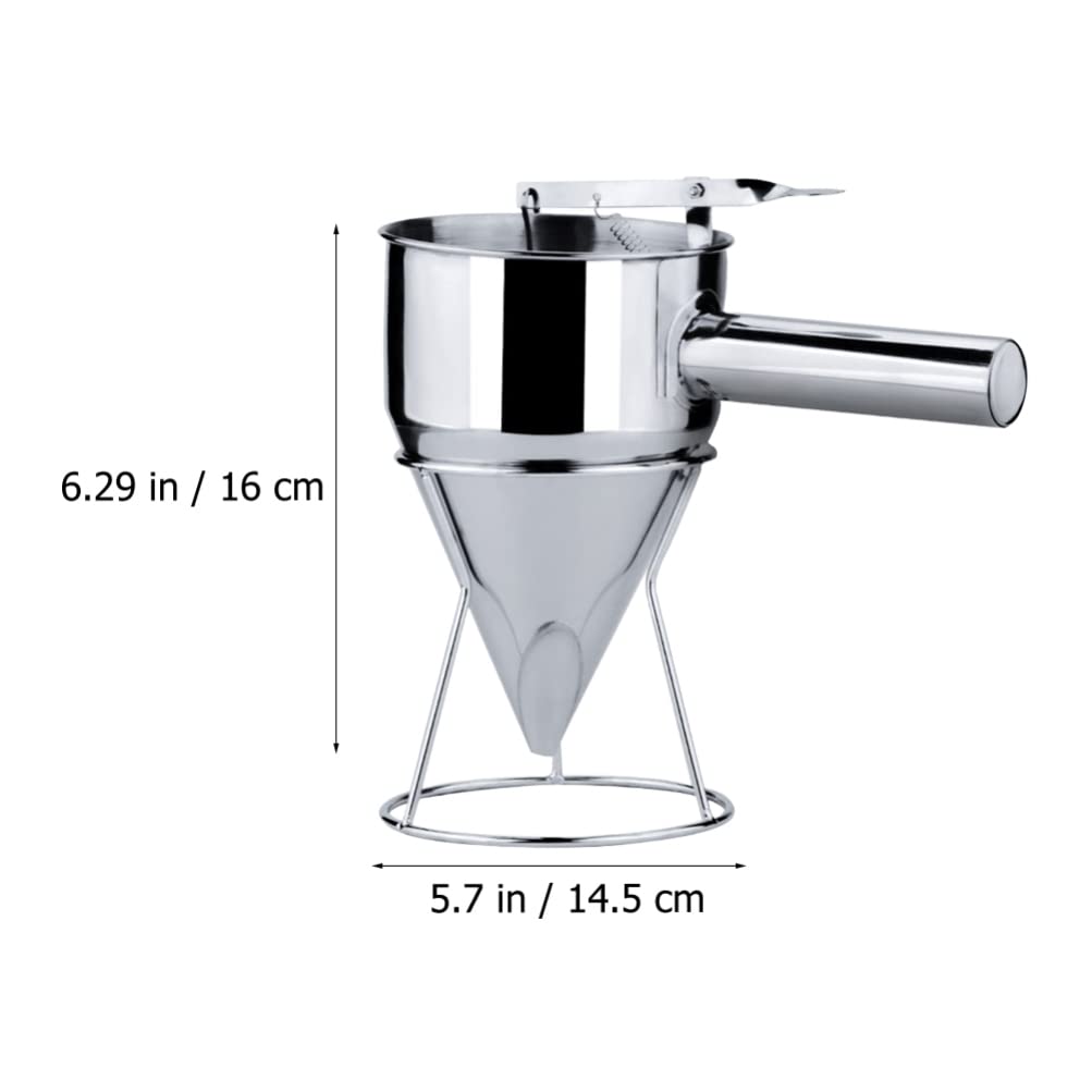 Zerodeko Octopus Funnel Dispenser for Baking Batter Dispenser Rack for Pancakes Muffins Capacity