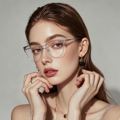 Image of Cat Eye Blue Light Glasses for Women Blocking Glasses