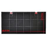 JCSPARES® - Filtro a carboni attivi TYPE 150 antiodori 43,5 x 21,5 Cm per cappa cucina F00171/S compatibile con Rex Electrolux, Whirlpool, elic, Bauknecht, compatibile Bosch, Neff ed altre