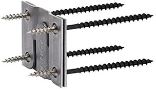 2 Pairs Rok Hardware Heavy Duty Interlocking Flush Mount Z Clip Bracket for Headboards, Metal French Cleat Zbar Hangers for Mirrors, Picture Frames, Wall Panels, Artwork, Cabinets - ROKZCLIP