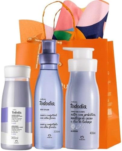 Kit Presente Natura Tododia Fragrância Algodão Acompanha Sacola P...