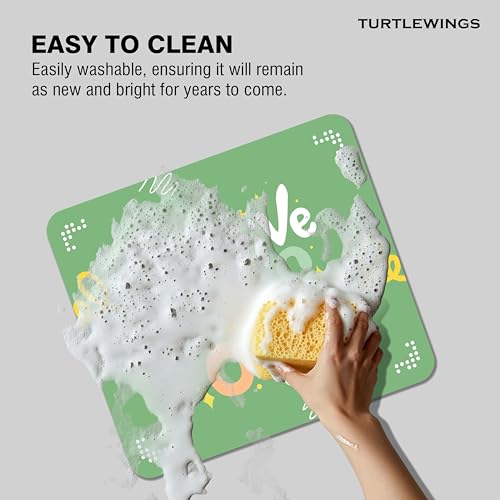 Image of TURTLEWINGS | Mousepad | Inspirational Quote Mousepad - 22x18 cm, 3mm Thick | Abstract Design Non-Slip Rubber Base | Office, Study & Gaming Use | Premium Smooth Surface 2 (Design 09)