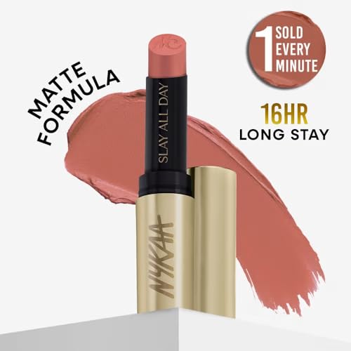 Image of Nykaa Matte to Last No Transfer Long Lasting Lipstick (3.5g) (Bombae)