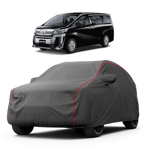 Image of Heavy-Duty Car Cover for Compatible with Toyota Vellfire (2022 to 2025 All Models) Deluxe Car Protection Cover - Waterproof & UV-Resistant All-Season Exterior Protection