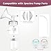 Nursi Luna Pump Parts Compatible with Spectra S1 S2 9 Plus Breast Pump, Replace Include Duckbill Valves, Backflow Protector, Membrane and Tubing, Not Original Spectra Replacement Pump Parts