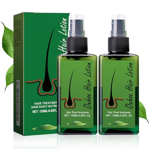 2 Pièces Spray Pousse Cheveux 120ml, Spray Croissance Cheveux, Hair Thickening SPray, Ingrédients Naturels pour des CHeveux Plus Épais et Plus Volumineux