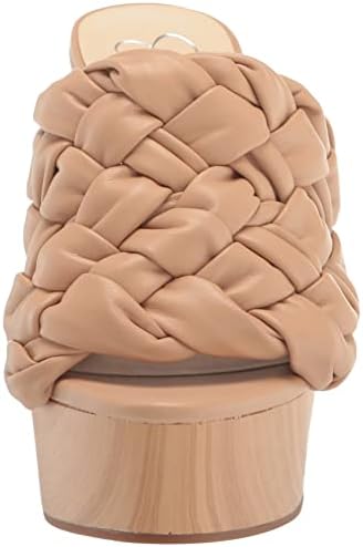 Jessica Simpson Women's Supira Platform Mule Heeled Sandal, Buff, 10 | Image 1