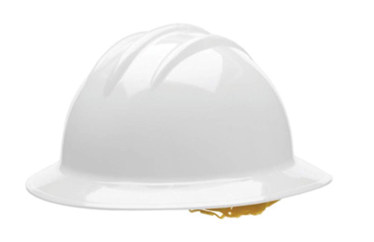 Bullard - Classic C33 - Full Brim Hard Hat 6 Point Pinlock Suspension - Color: White