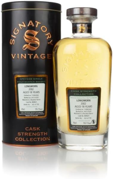 Longmorn 18 Year Old 2002 (cask 800625) - Cask Strength Single Malt Whisky 70cl