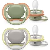 Chupeta Ultra Air Dupla 6-18M Deco Neutra 085/20
