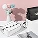 Ymapinc 2PCS Bag Chains for Handbags, Purse Chain Black Flower Crossbody Chain Bag Charms for Handbags Lobster Clasp Fastenings at Both Ends for DIY Metal Shoulder Cross Body Bag Hand Bag （36cm