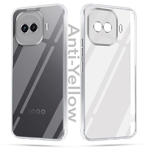 Image of Jkobi Shockproof Crystal-Clear Back Cover for Vivo iQOO 15R 5G (Magsafe Wireless Support | Drop & Camera Protection | Hard Polycarbonate)