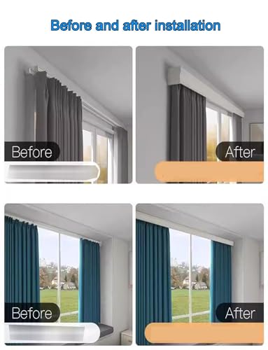 Cantonnière et Coffre de Rangement sur Mesure, Support Mural pour la Maison ou l'hôtel, Longueur Ajustable, Design élégant pour Une décoration raffinée
