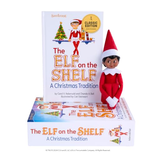 The Elf on the Shelf Box Set - Girl Scout Elf with Brown Eyes