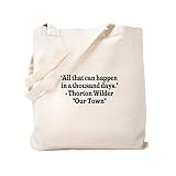 CafePress – ourtown – Leinwand Natur Tasche, Reinigungstuch Einkaufstasche Tote S khaki