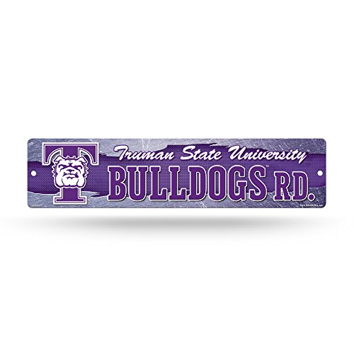 Rico Industries NCAA Rico Industries 16-Inch Plastic Street Sign Décor, Truman State Bulldogs