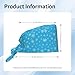 Unisex Blue Snowflake Working Cap Elastic Surgical Cap Fashion Turban Caps for Chef, Athletic